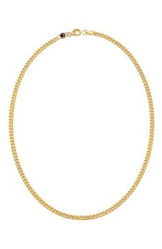 Plated in 18-karat gold, this curb link necklace is a simple yet polished addition to any look. 24" length Hypoallergenic Sterling silver/18k-gold plate Imported Curb Chain Necklace, Mens Jewelry Necklace, Curb Chain, Link Necklace, Mens Jewelry, Gold Bracelet, 18k Gold, Chain Necklace, Gold Necklace