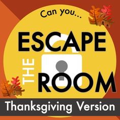 the escape room thanksgiving version is here