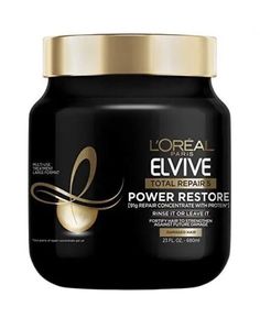 Loreal paris Elvive total repair 5 23oz. Rinse it or leave it Fortify hair to strengthen against future damage 23fl oz Read labels before using product Invnt # STL3 Damaged Hair Repair, Scalp Care, Hair Breakage, Hair Restoration, L Oreal, Loreal Paris, Hair Mask, Damaged Hair, Dry Hair