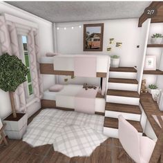 Room Ideas Aesthetic Bloxburg, Bloxburg Room Ideas Aesthetic Bedroom, Aesthetic Bedroom Bloxburg, House Layouts Bloxburg, Bloxburg Room Ideas Aesthetic, Layouts Bloxburg, Bloxburg Family House, Bloxburg House Exterior, Bloxburg House Layouts