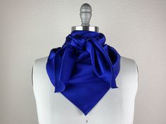 CR RanchWear Physical CR True Blue Silk Scarf Show Look, Blue Silk Scarf, Scarf Knots, Writing Accessories, Wild Rag, True Blue, Blue Silk, Dallas Texas, Square Scarf