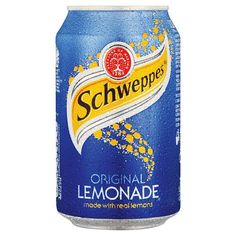 schweppepe's original lemonade soda