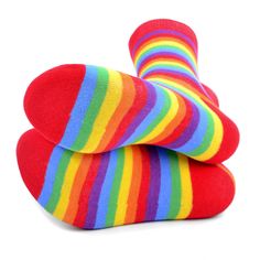 These vibrant and colorful socks will make every day brighter! Pair them with shorts, jeans, skirts or just wear them with pajamas! These socks will just make you smile and they may even make you start dancing when no one is looking! 70% cotton, 25% polyester, 5% spandex Sock size: 9-11 Shoe size: 4-10 Machine wash, tumble dry low Multicolor Stretch Cotton Socks, Fun Multicolor Summer Socks, Fun Multicolor Socks For Spring, Fun Multicolor Spring Socks, Playful Multicolor Cotton Socks, Fun Multicolor Stretch Socks, Playful Red Cotton Socks, Casual Cotton Socks For Playtime, Playful Cotton Socks For Summer