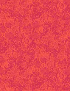 an orange and red background with small flowers