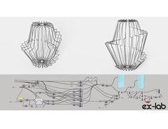 three different views of the same object, one with wires attached to it and another with wires