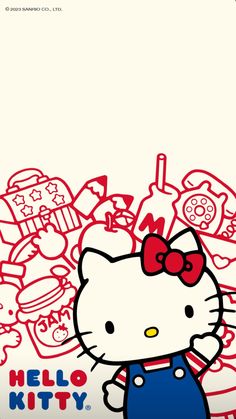 the hello kitty wallpaper is very cute