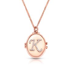 Push Present, Diamond Locket, Rose Gold Initial, Push Presents, Present Birthday, Gold N, Gold C, Gold G, Sparkling Diamond