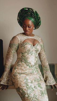 Brocade Dress Styles Nigeria, Lace Material Styles, Nigerian Lace Dress, Damask Dress, African Lace Styles