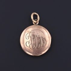 Antique Locket | Art Nouveau Locket Antique Medallion Locket Necklace Stamped 14k, Engraved Rose Gold Heirloom Locket Necklace, Engraved 14k Rose Gold Locket Necklace, Antique Gold Jewelry With Initials, Victorian Engraved Rose Gold Locket Necklace, Victorian Oval Jewelry With Initials, Victorian 14k Gold Locket Necklace, Victorian 14k Stamped Round Locket Necklace, Vintage Initials Pendant Jewelry