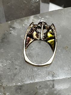 "Two face ring size 7 faces bridge  sterling silver unknown metals over sterling silver   I leave the rings unpolished until I sell .. If the buyer wants the ring polished I will then polish the ring as some people like the patina....   Size 7 Weight 14.5g Length.  3/8\" Width   5/8\" Back on the band  3/16\" Free Shipping & Free Postal Insurance  Delivered in a Gift Box  Free First Class shipping and postal insurance is included. If you want to upgrade to priority kindly pay an additional fee to do so.  This is recommended if you would like to have your package delivered faster than first class which has slowed down" Beautiful Rings Vintage, Face Ring, Two Face, Two Faces, Silver Prices, The Rings, Ring Size 7, Silver Band, Rings Statement