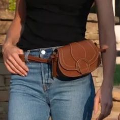 Wear This Chic Vegan Leather Bag Slung On Your Hips, Cinched On Your Waist, Or Across Your Torso To Elevate Every Ensemble. Dimensions: 24cm (L) X 11.5 Cm (W) X 15.2 Cm (H) Can Be Worn As A Crossbody Bag, Belt Bag, Or Shoulder Bag Summer Crossbody Belt Bag, Adjustable Pouch Belt Bag, Casual Brown Shoulder Bag With Belt Loops, Summer Everyday Belt Bag, Brown Shoulder Bag With Removable Belt, Brown Pouch Shoulder Bag With Removable Belt, Brown Belt Bag With Removable Pouch, Brown Leather Belt Bag With Zipper Closure, Leather Saddle Bag With Belt Loops, Crossbody