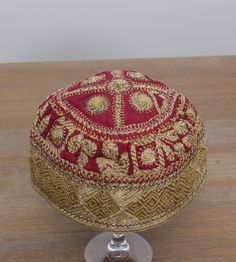 "almost height = 11.00 cm = 4.33\" circumference = 51.50 cm = 20.28\" red yellow There are some imperfections in the piece and they should be tolerated due to age of the piece and being handmade. 1940s embroidered hat dry clean only FAST WORLDWIDE SHIPPING by FedEx or UPS almost within 4 to 9 working days ... can be tracked at their web pages. Could you please leave your tel number after you close the deal in order to make the delivery faster. There might be some imperfections in the piece and t Head Dress, Head Wear, Embroidered Hat, Vintage Hat, Embroidered Hats, Hats Vintage, Headdress, Festival Captain Hat, Red Yellow