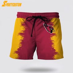 Arizona Cardinals Mens Nfl Beach Board Shorts For Cool Fans : Show Your Team Spirit in Style! These vibrant shorts feature your favorite NFL team's co... Casual Athletic Shorts With Team Logo For Sports Events, Team-colored Short Bottoms For Summer, Team-colored Bottoms For Summer Sports Events, Team-colored Summer Shorts, Team-colored Bottoms For Summer Sports, Casual Shorts With Team Logo, Team Spirit Athletic Shorts For Summer, Summer Team Spirit Athletic Shorts, Casual Sports Shorts With Team Logo