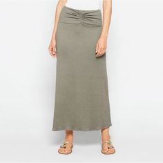 Brand New, With Tags Olive Green Ruched Maxi Skirt Material: 97% Polyester 3% Spandex Spring Maxi Skirt With Gathered Waist, Casual Skirt With Gathered Waist, Casual Flowy Maxi Skirt With Gathered Waist, Casual Maxi Skirt With Gathered Waist And Relaxed Fit, Casual Ruched Long Maxi Skirt, Casual Stretch Gathered Maxi Skirt, Casual Fitted Maxi Skirt With Gathered Detail, Fitted Maxi Skirt With Ruched Sides For Spring, Casual Fitted Ruched Maxi Skirt