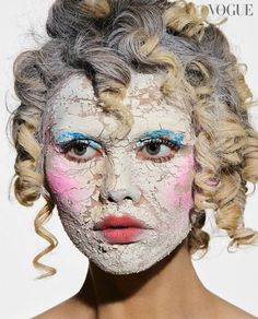 Baby Doll Makeup, Slim Aaron, Vogue Brazil, Broken Doll, Cindy Sherman, Face Art Makeup, Doll Makeup, Editorial Makeup, April 2024