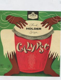 a poster with hands on the top of a cup that reads,'frank holder sings crapo '