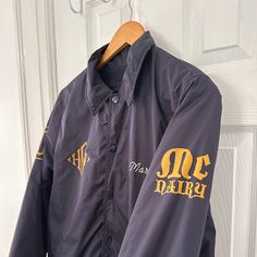 Medium Coach Jacket Made In Japan Used, But Still In Very Good Condition! Coach Jacket, Made In Japan, Mens Jackets, Color Blue, Jackets & Coats, Man Shop, Japan, Blue, Color