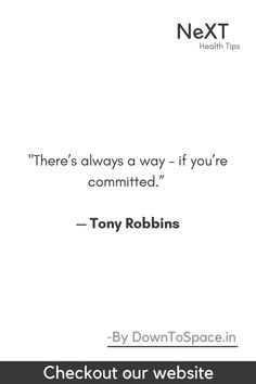 a quote from tony robinson about health tips