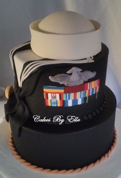 Navy Theme Cake