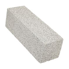 a concrete block on a white background