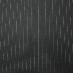 Midnight Black with White Pin Stripes Worsted Wool Suiting Fabric - Rex Fabrics Luxury Black Tie Suit In Suiting Fabric, Professional Black Suit In Suiting Fabric, Black Slim Fit Suit In Suiting Fabric, Black-tie Suit With Notch Lapel In Suiting Fabric, Black Wool Fabric, Mens Fashion Magazine, Pinstripe Pattern, Ties Mens Fashion, White Pin