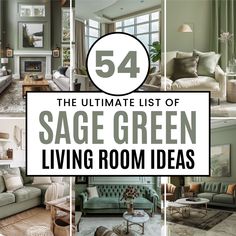 the ultimate list of sage green living room ideas