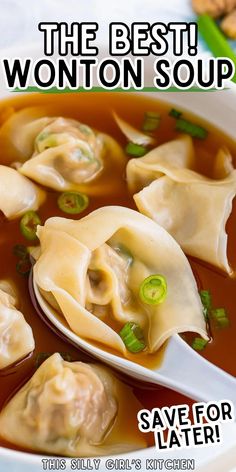 the best wonton soup save for later