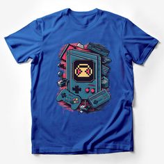 Retro Gaming T-Shirt, Vintage Pixel Art Gamer Tee, Unisex Console Graphic Shirt, 80s 90s Video Game Top, Nostalgic Gaming Gift Idea Male T-Shirt Custom graphic T-Shirt.Customize your color 90s Video Games, 90s Video, Retro Arcade Games, Gaming Tees, Pixel Art Games, Gamer T Shirt, Retro Gamer, Funny Graphic Tees, Top Game