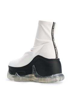 Modern Synthetic Platform High-top Sneakers, Modern High-top Sneakers With Translucent Outsole, Modern High-top Sneakers With Vibram Sole, Modern High-top Platform Sneakers With White Sole, Modern White High-top Sneakers With Vibram Sole, Swear London, Nike Tenis, Vegan Sneakers, Chunky Shoes