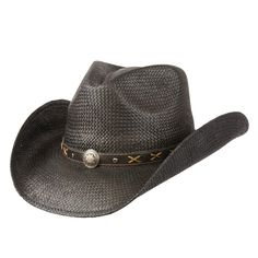 Gunsmoke Western Hat Black Summer Hat Bands For Ranch, Black Western Style Straw Hat With Short Brim, Black Western Straw Hat With Short Brim, Black Country Style Straw Hat For Rodeo, Black Country Style Straw Hat For Western-themed Events, Black Country Straw Hat For Western-themed Events, Country Style Black Straw Hat For Rodeo, Black Casual Straw Hat For Country Events, Western Style Black Straw Hat For Country Events