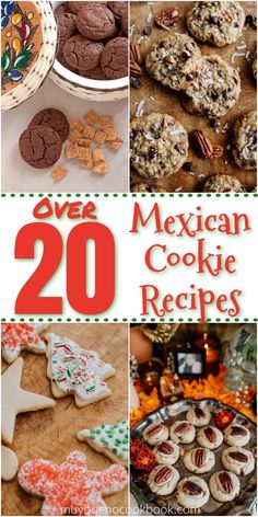 mexican cookie recipes with the title overlay