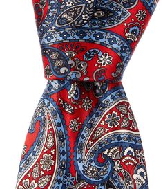 From Hickey Freeman&#x2C; this tie features:Allover paisley print3" widthSilkDry cleanImported. Classic Paisley Print Patterned Ties, Dillard's, Silk Ties, Paisley Print, Clothing Accessories, Paisley, Mens Accessories, Silk, Red