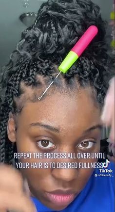 5 HOURS AT THE SALON??? I THINK TF NOT! (EASY CROCHET TUTORIAL) 🔥 - YouTube Easy Crochet Styles For Black Women, Easy Crochet Braids Hairstyles, Easy Crochet Hairstyles For Beginners, Crochet Braids Tutorial, Quick Easy Crochet Hairstyles, Quick And Easy Crochet Hairstyles, How To Crochet Box Braids, Easy Crochet Braids No Cornrows, Crochet Braid Pattern For Thick Hair