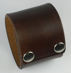 Plain Brown 2" Wide Leather Wristband Brown Leather Cuff Bracelet With Strap, Brown Leather Strap Cuff Bracelet, Adjustable Brown Classic Cuff Bracelet, Classic Brown Leather Strap Cuff Bracelet, Adjustable Classic Brown Cuff Bracelet, Classic Brown Cuff Bracelet, Adjustable Brown Cuff Bracelet, Brown Waxed Finish Cuff Bracelet, Classic Brown Leather Cuff Bracelet