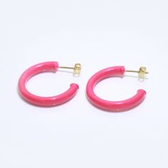 Y2k Earrings, Elegant Chic, Everyday Earrings, 1 Month, Cute Jewelry, Baby Pink, Primary Colors, Everyday Wear, Hoop Earrings