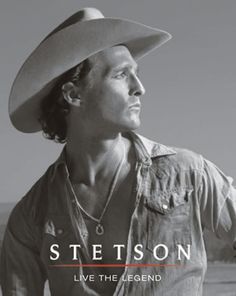 live the legend, Stetson ;) alright, alright, alright...yeah, He's Texan. Matthew Mc, Collateral Beauty, Cowboy Up, Matthew Mcconaughey, Alfred Hitchcock, Brad Pitt, Cowboy Hat, Wyoming, Mississippi