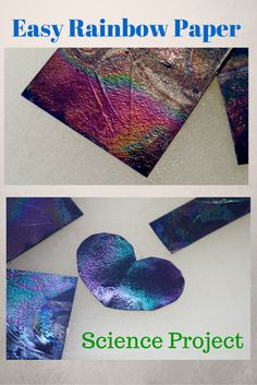 an easy rainbow paper project for kids to make