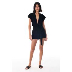 New With Tag No Flaws Young Broke & Fabulous Yfb Wren Tencel Low Cut Short Sleeve Wrap Romper Medium Black Rn 106691 Stock Photo Is A Newer Style But Same Concept, My Romper Does Not Have Belt Looks Black Summer Jumpsuits And Rompers With Tie Waist, Black Summer Jumpsuit With Tie Waist, Black Belted Jumpsuit For Date Night, Fitted Black Jumpsuits And Rompers With Tie Waist, Casual Belted Jumpsuits And Rompers For Night Out, Black Fitted Jumpsuit With Tie Waist, Black Belted Jumpsuits And Rompers For Spring, Wrap Romper, Romper Black