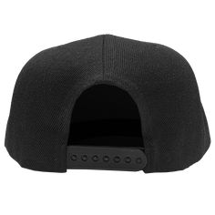 A unisex flat bill snapback hat in black, with Dub G3 "Logo Blue" graphic embroidered on front. Black Snapback Hat With Flat Crown For Streetwear, Black Hip Hop Snapback Hat With Flat Bill, Hip Hop Black Fitted Hat With Flat Brim, Black Snapback Fitted Hat, Black Hip Hop Trucker Hat Flat Cap, Urban Black Baseball Cap With Flat Crown, Black Flat Cap Snapback For Streetwear, Black Snapback Hat For Streetwear, Black Hip Hop Snapback Hat With Flat Brim