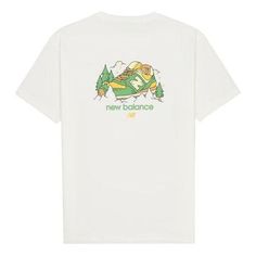 New Balance Shoe Graphic T-Shirt 'White' AMT41362-CIC New Balance Tshirt, New Balance Shirt, Shoe Graphic, New Balance Shoe, Fashion Performance, New Balance Shoes, Mens Graphic Tee, Stylish Sneakers, Shirt White