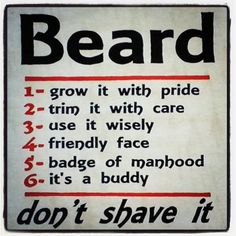 Rules of the Beard Beard Gang