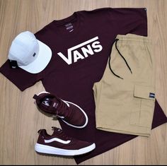 Summer Swag Outfits Men, Vans Outfit Ideas, Outfit Vans, Hype Clothing Boys, Outfit Grid Men, Guys Fashion Casual, Trendy Boy Outfits, Drip Outfit Men