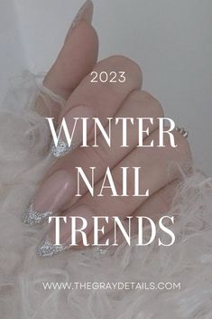 Winter Nail Color Trends, Winter Nail Color Trends, Winter Nail Color Trends, Winter Nail Color Trends, Winter Nail Color Trends, Winter Nail Color Trends 2023, Winter Nail Color Trends 2023 Winter Toenails, Sparkly Nail Polish, Grey Matte Nails, January Nail Designs, White Chrome Nails, Winter Nail Polish, Popular Nail Colors, Chrome Nail Polish