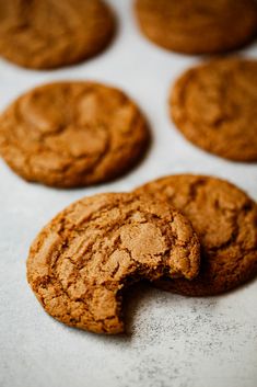 a cookie with a bite taken out of it