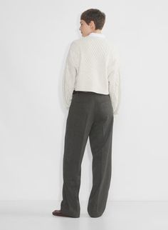 THE EFFORTLESS PANT™ | Aritzia Effortless Pant, Sweat Vest, Knife Pleats, Fall Staples, Fall Essentials, Twill Pants, High Rise Pants, Big Bags, Water Supply