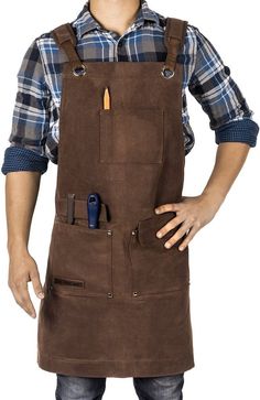 Store New Arrivals Add to Favorite View Feedback Contact Woodworking Apron, Heavy Duty Waxed Canvas Work Apron with Pockets - M-XL Shop Apron for Men with Double Stitching, and Comfy Design - Brown, Adjustable Back Straps Description Item model number TCW9001 Part Number TCW9001 Style Cross-back Finish Waxed Item Package Quantity 1 Color Brown (Standard Edition) Pattern Solid Product Dimensions 8 x 8 x 2 inches Material Cotton Batteries Required? No Item Weight 1.4 pounds Batteries Included? No Size M-XL Is Discontinued By Manufacturer No Number Of Pieces 1 Canvas,Waxed Canvas Imported TOP PICK BY POPULAR WOODWORKING MAGAZINE FOR 2021 GIFT GUIDE- Crafted of our specialized waxed canvas blend to give you year after year of DURABLE PROTECTION from DIY sawdust, stains and sticky substances. S Texas Canvas, Woodworking Apron, Tool Apron, Work Apron, Apron Pattern, Shop Apron, Logo Samples, Models Needed, Apron With Pockets