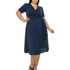 Product Description: Step into elegance with the Plus Size Stylish Solid Faux Wrap Dress featuring a Deep V-Neck. This chic and sophisticated dress is designed to flatter your curves while providing ultimate comfort. The faux wrap design creates a beautiful silhouette, and the deep V-neck adds a touch of allure. Crafted from high-quality, stretchable fabric, this dress is perfect for any occasion, from casual outings to formal events. Available in a range of solid colors, it's a versatile additi Loose Midi Dress, Moa Collection, Beautiful Silhouette, Sophisticated Dress, Faux Wrap Dress, Linen Dress, Deep V Neck, Casual Dresses For Women, Formal Event