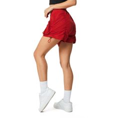 Details Fit: Karina Regular Fit Color: True Red Material: 98% Polyester / 2% Elastane Style: ES24275EC New York Streetwear, Utility Shorts, True Red, Red Shorts, Saved Items, Everyday Outfits, Two Tone, Going Out, Special Occasion