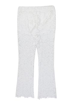 Just bought tickets to a music festival? These pants from Maje are perfect for the occasion! They're the perfect statement piece that'll have you looking hippie chic. Pair with a peasant blouse and flower crown and you'll be ready to head off to see your favorite band! Size S, Maje Size 1 Shell: 100% Cotton Lining: 100% Viscose Pullover closure w/ elastic waistband Flare style pant White short lining Lace design Waist 30" Total length 35" Inseam 24" Head Off, Peasant Blouse, Hippie Chic, Lace Design, Flare Pants, Flower Crown, Book Covers, Music Festival, White Lace