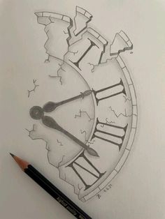 Clock Drawings, Drawing Hands, Drawing Hair, Seni Dan Kraf